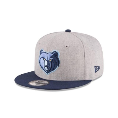 Grey Memphis Grizzlies Hat - New Era NBA 2Tone 9FIFTY Snapback Caps USA5174839